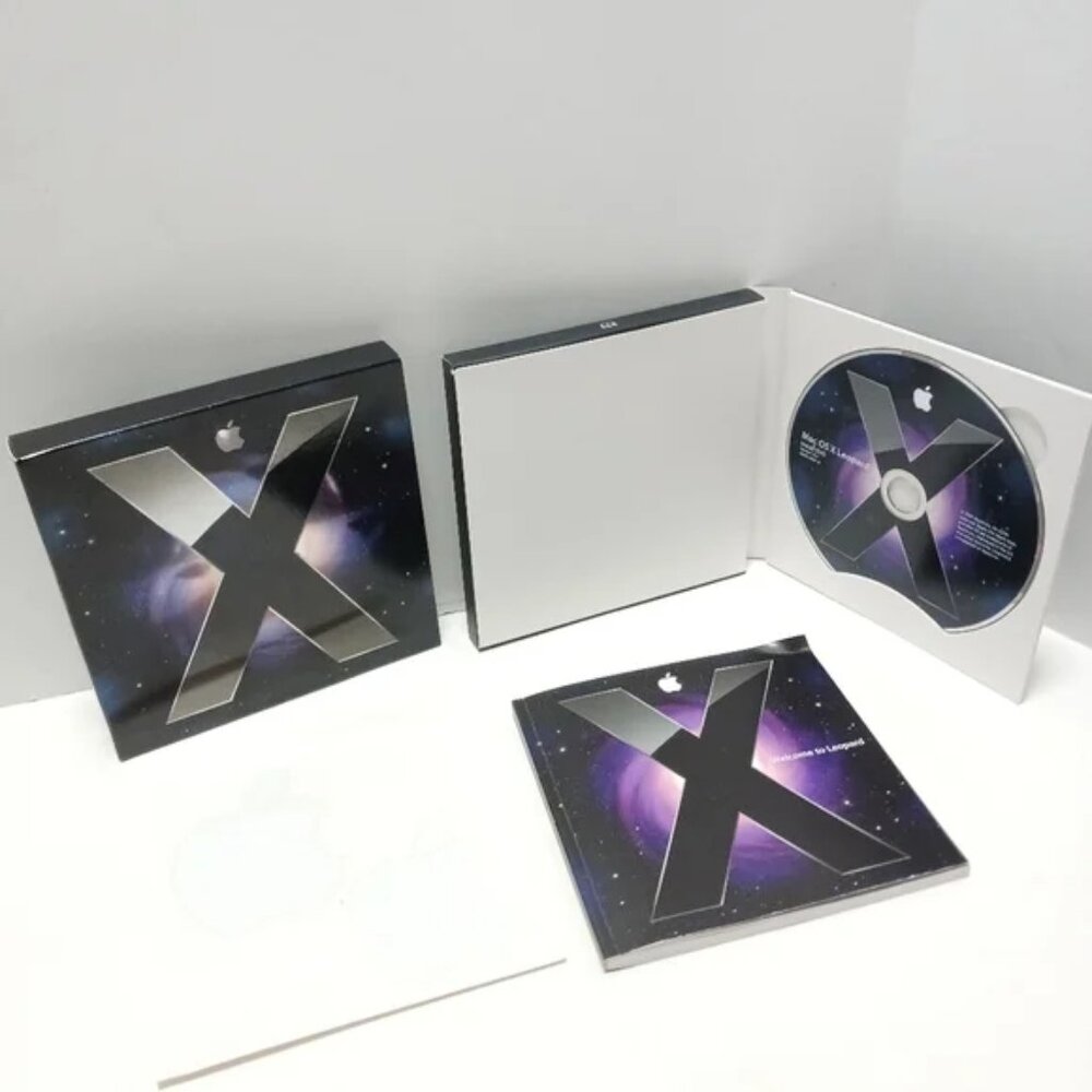 Apple Mac OS X Leopard Version 10.5 Install DVD Software Disk